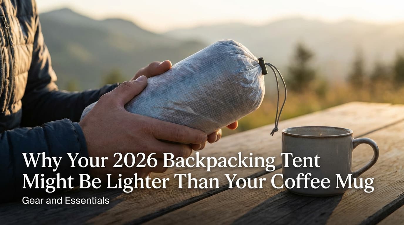 Why Your 2026 Backpacking Tent Might Be Lighter Than Your Coffee Mug